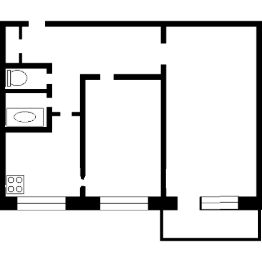 2-комн.кв., 52 м², этаж 11