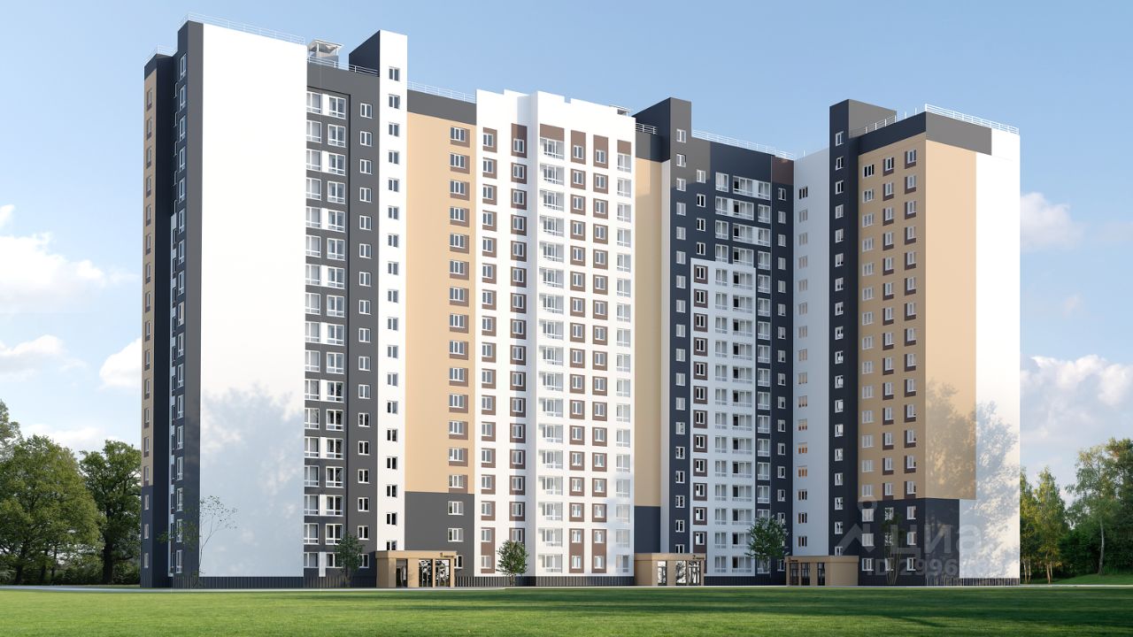 Продажа однокомнатной квартиры 26,7м² просп. Надежды Плевицкой, 4, Курск,  Курская область - база ЦИАН, объявление 299646961