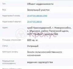 участок 6.0 сот.