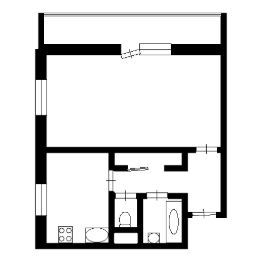 1-комн.кв., 32 м², этаж 4