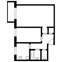 2-комн.кв., 42 м², этаж 5