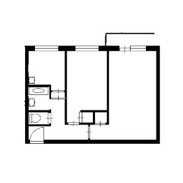 2-комн.кв., 44 м², этаж 8