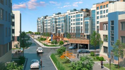 3-комн.кв., 80 м², этаж 1