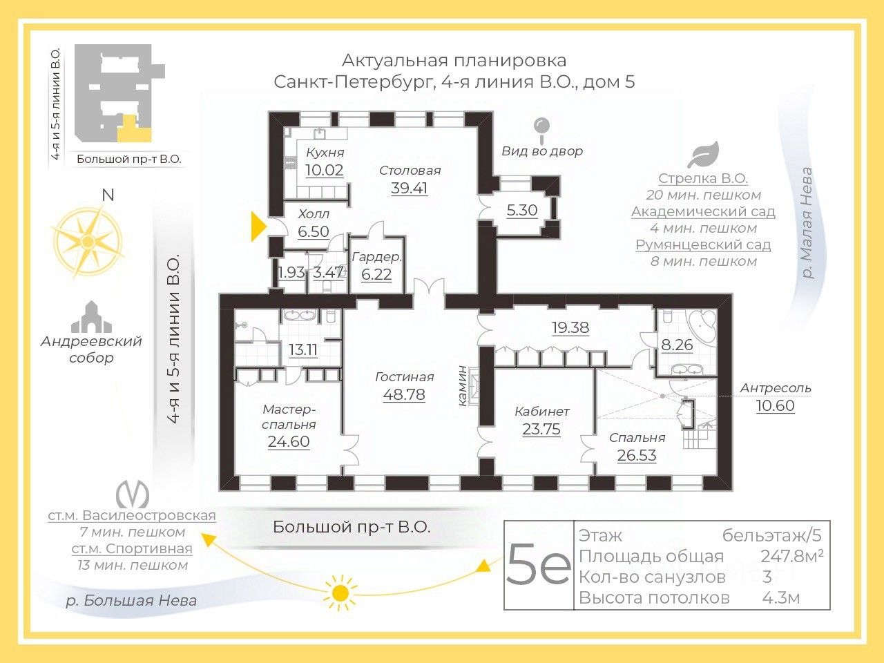 Купить квартиру на линии 4-я Васильевского острова в Санкт-Петербурге,  продажа квартир во вторичке и первичке на Циан. Найдено 23 объявления