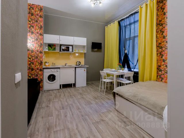 Студия, 20 м², 2/6 этаж