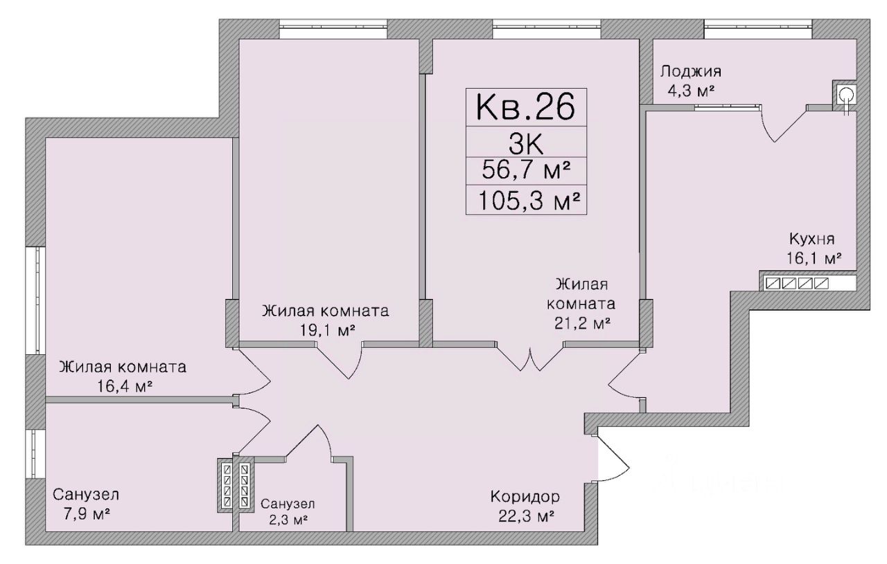 Купить квартиру на улице Горького в городе Рязань, продажа квартир во  вторичке и первичке на Циан. Найдено 30 объявлений