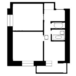 2-комн.кв., 42 м², этаж 10