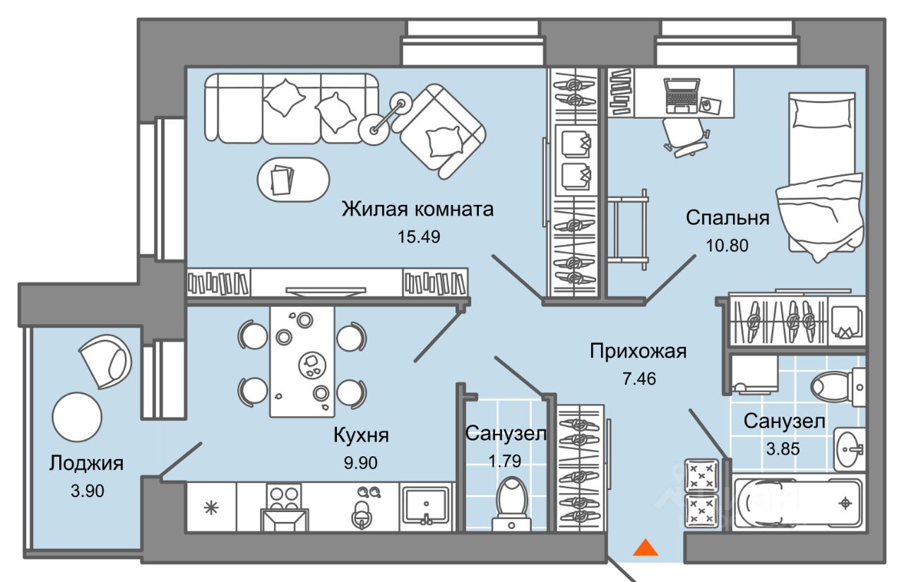 Купить квартиру в Кирове, продажа квартир во вторичке и первичке на Циан.  Найдено 2 907 объявлений