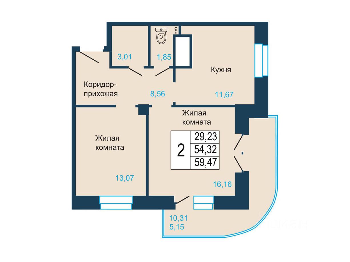 Купить 2-комнатную квартиру в переулке Светлогорский в микрорайоне Северный  в городе Красноярск, продажа двухкомнатных квартир во вторичке и первичке  на Циан. Найдено 34 объявления