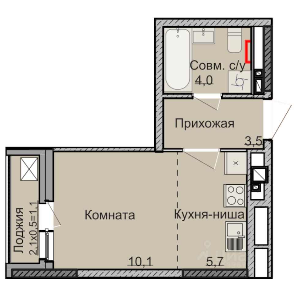 Купить квартиру-студию в новостройках в Ижевске, цена на официальном сайте  от застройщика, продажа квартир-студий в новом доме. Найдено 736 объявлений.