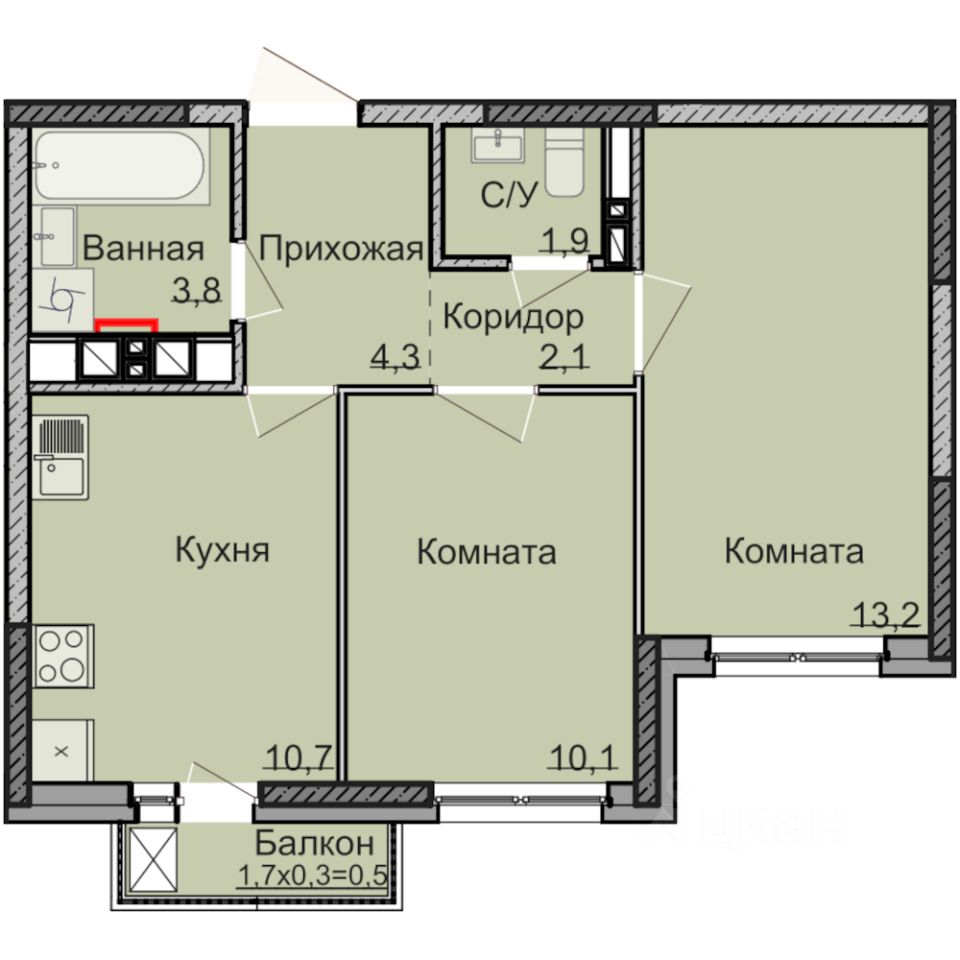 Купить 2-комнатную квартиру с евроремонтом в районе Ленинский в городе  Ижевск. Найдено 214 объявлений.