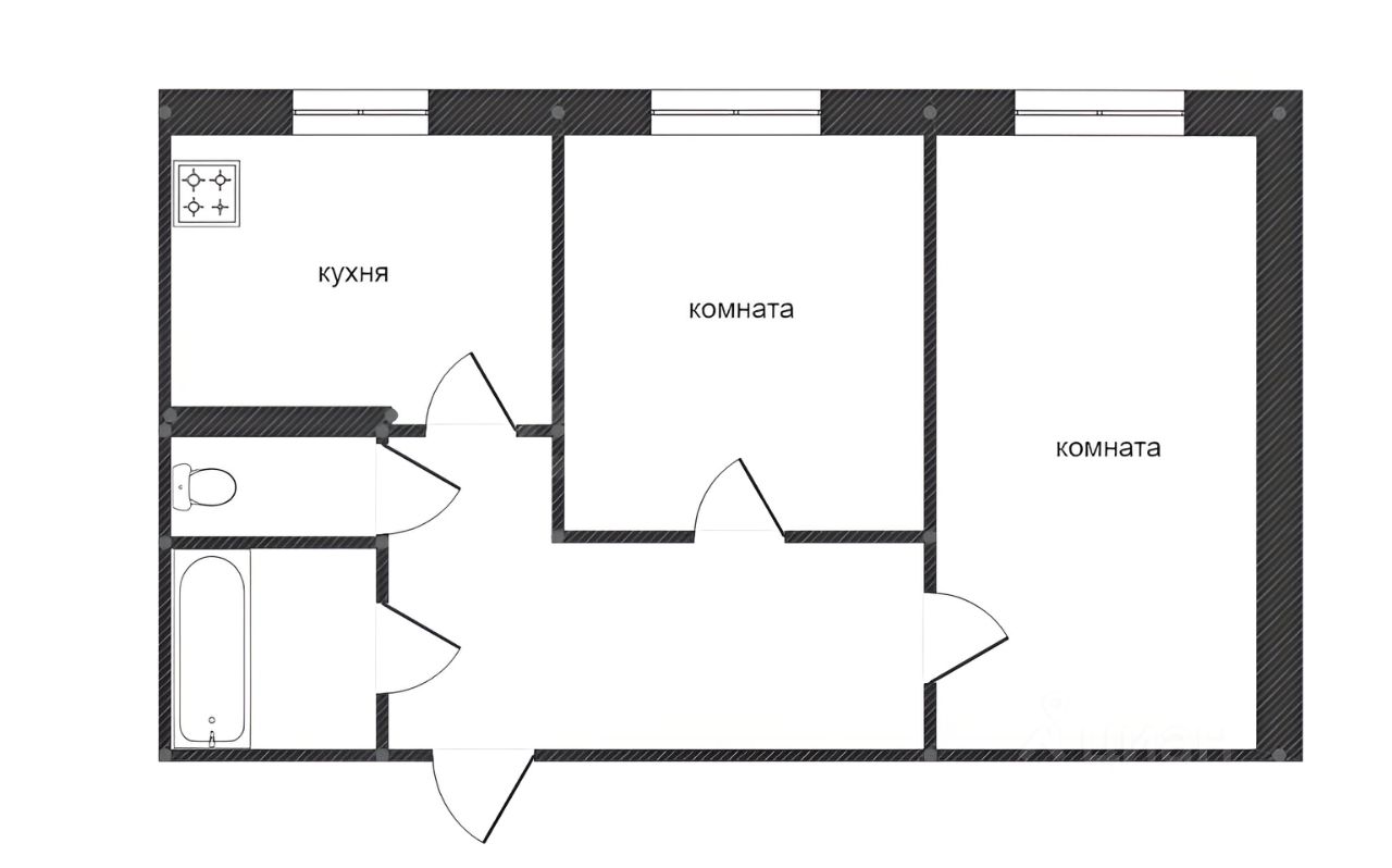 Купить квартиру на улице Декабристов в городе Сургут, продажа квартир во  вторичке и первичке на Циан. Найдено 15 объявлений