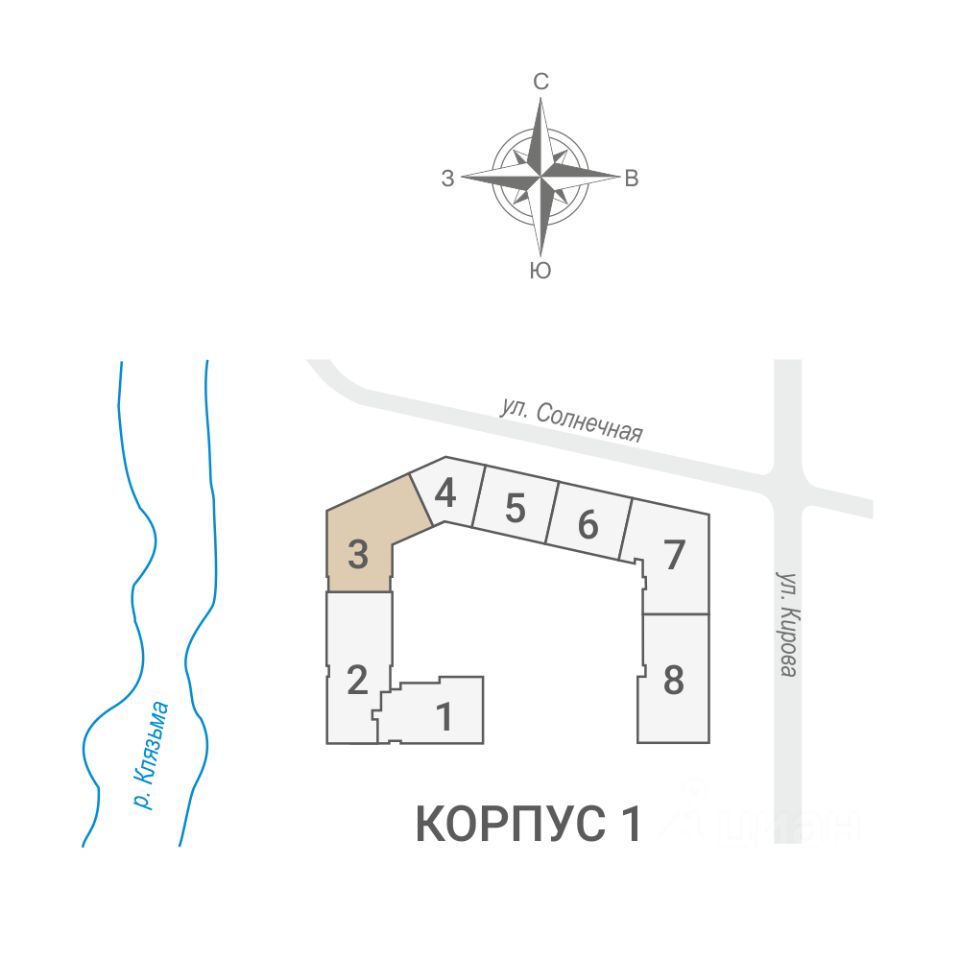 Купить 2-комнатную квартиру в Королеве, продажа двухкомнатных квартир во  вторичке и первичке на Циан. Найдено 580 объявлений