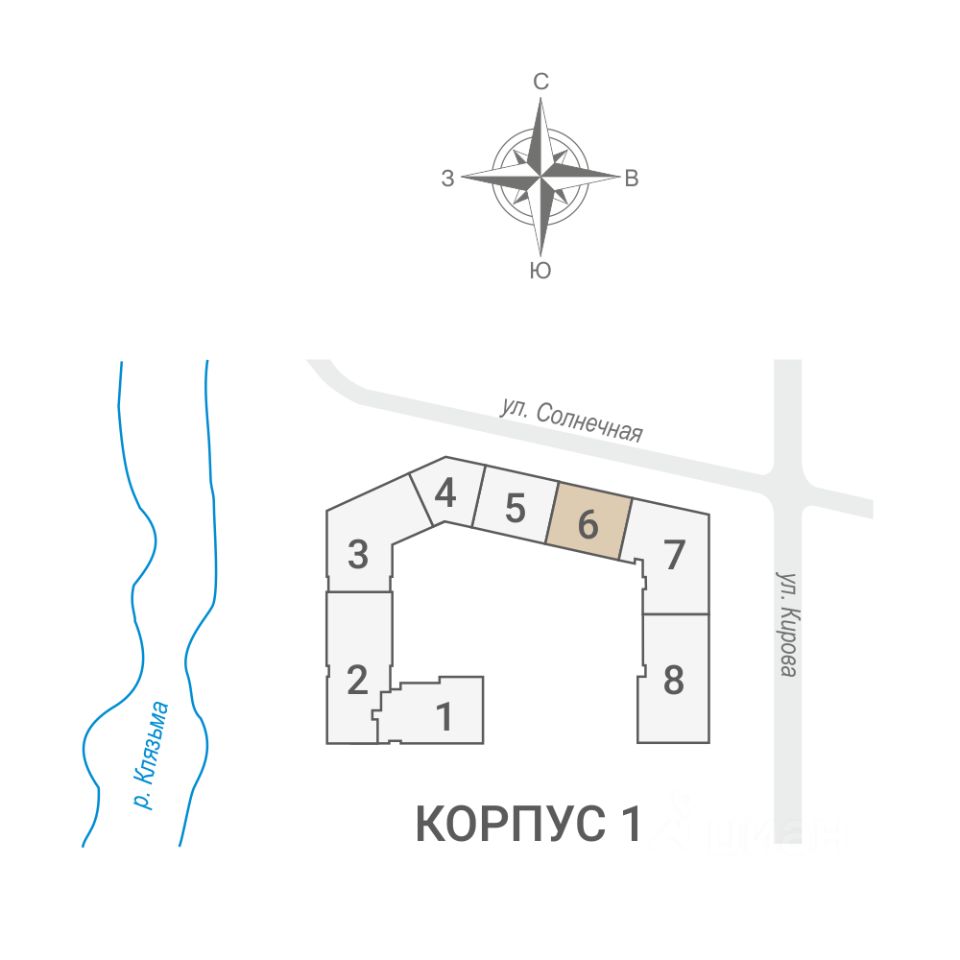 Купить 1-комнатную квартиру в микрорайоне Первомайский в городе Королев,  продажа однокомнатных квартир во вторичке и первичке на Циан. Найдено 302  объявления