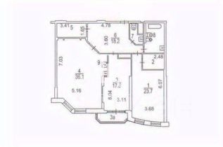 3-комн.кв., 123 м², этаж 11