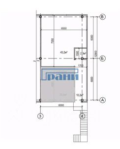 офис 50 м², этаж 1