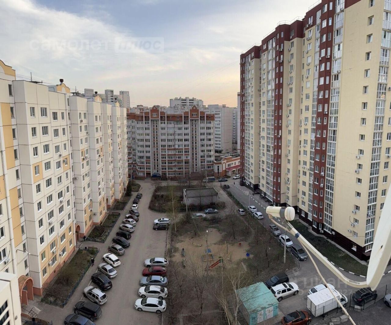 Купить двухкомнатную квартиру 54,6м² ул. Антонова-Овсеенко, 33, Воронеж,  Воронежская область - база ЦИАН, объявление 300637827