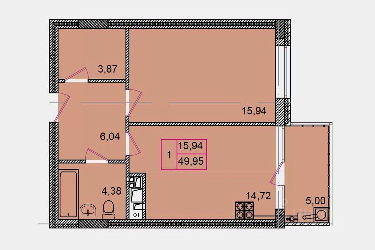 Купить квартиру в кирпичном доме в Курске. Найдено 778 объявлений.