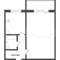 1-комн.кв., 20 м², этаж 5