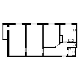 3-комн.кв., 67 м², этаж 12