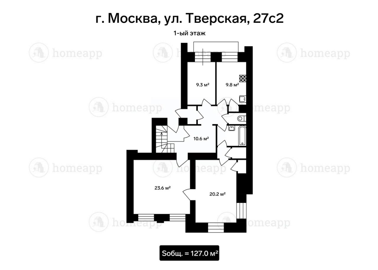 Купить квартиру на улице Тверская в Москве, продажа квартир во вторичке и  первичке на Циан. Найдено 90 объявлений