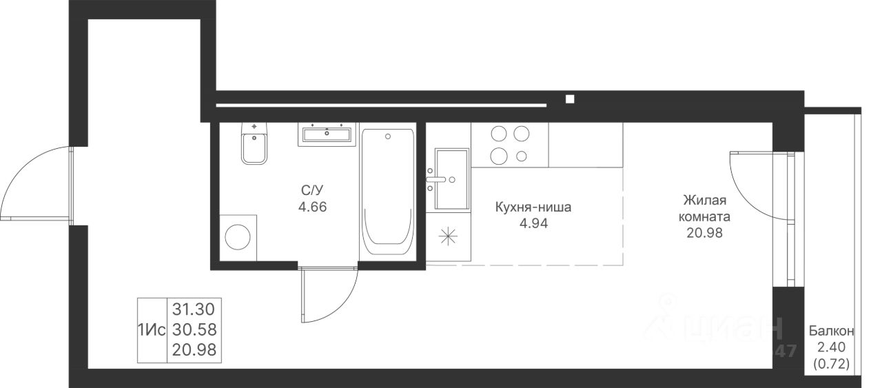 Новостройка, р-н Советский, Казань