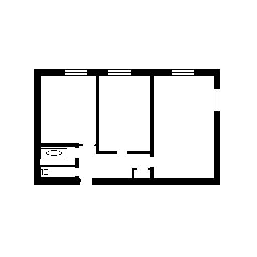 Планировка этой квартиры по данным Циан