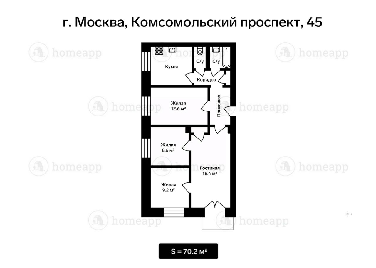 Купить квартиру рядом со школой на проспекте Комсомольский в Москве.  Найдено 6 объявлений.