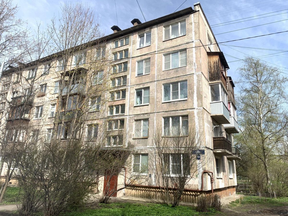 Купить квартиру на улице Седова дом 124 в Санкт-Петербурге, продажа жилой  недвижимости на Циан. Найдено 1 объявление