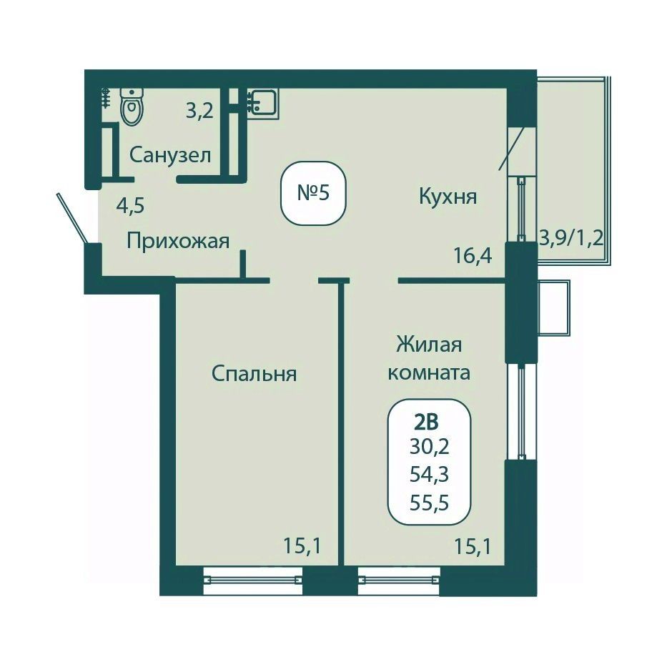 Продаю двухкомнатную квартиру 55,5м² 1, Московская область, Солнечногорск  городской округ, Андреевка рп, Андреевка Лайф жилой комплекс, м. Зеленоград  — Крюково - база ЦИАН, объявление 301502849