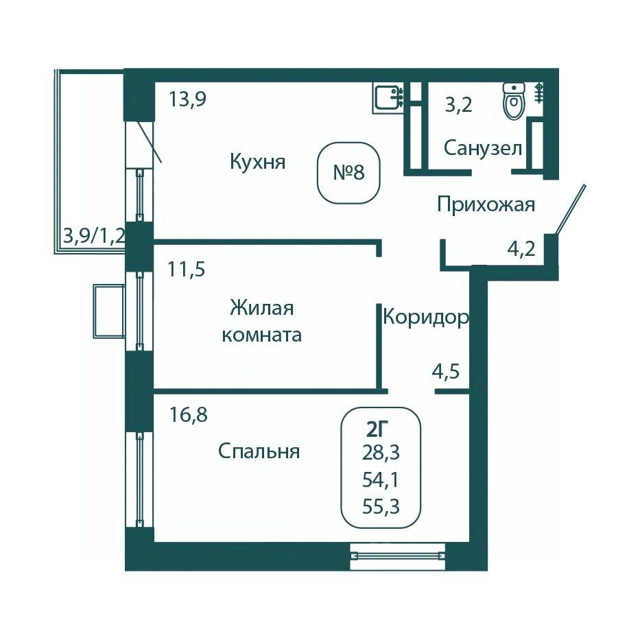 Купить 2-комнатную квартиру в рабочем поселке Андреевка Московской области,  продажа двухкомнатных квартир во вторичке и первичке на Циан. Найдено 175  объявлений