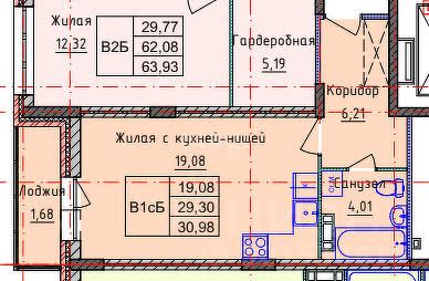 ПродаетсяСтудия,29,74м²