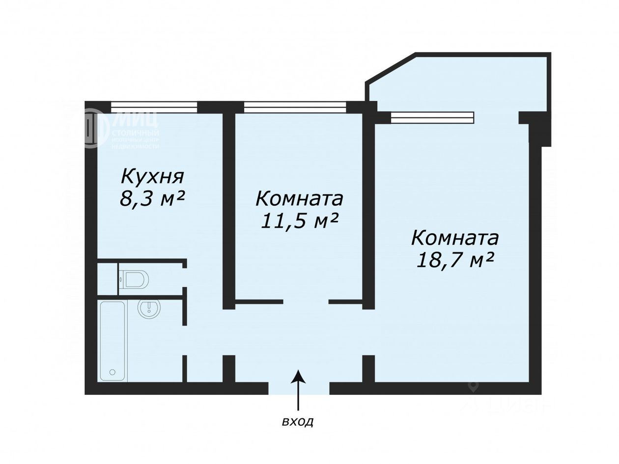 Купить квартиру на улице Кантемировская дом 4К1 в Москве, продажа жилой  недвижимости на Циан. Найдено 7 объявлений