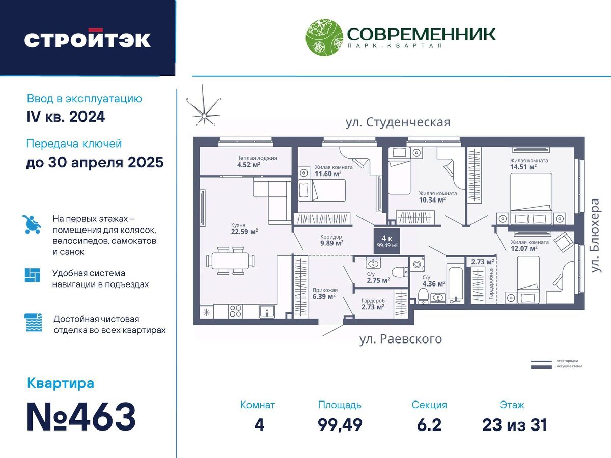 Купить 4-комнатную квартиру в ЖК Современник в Екатеринбурге от  застройщика, официальный сайт жилого комплекса Современник, цены на  квартиры, планировки. Найдено 3 объявления.