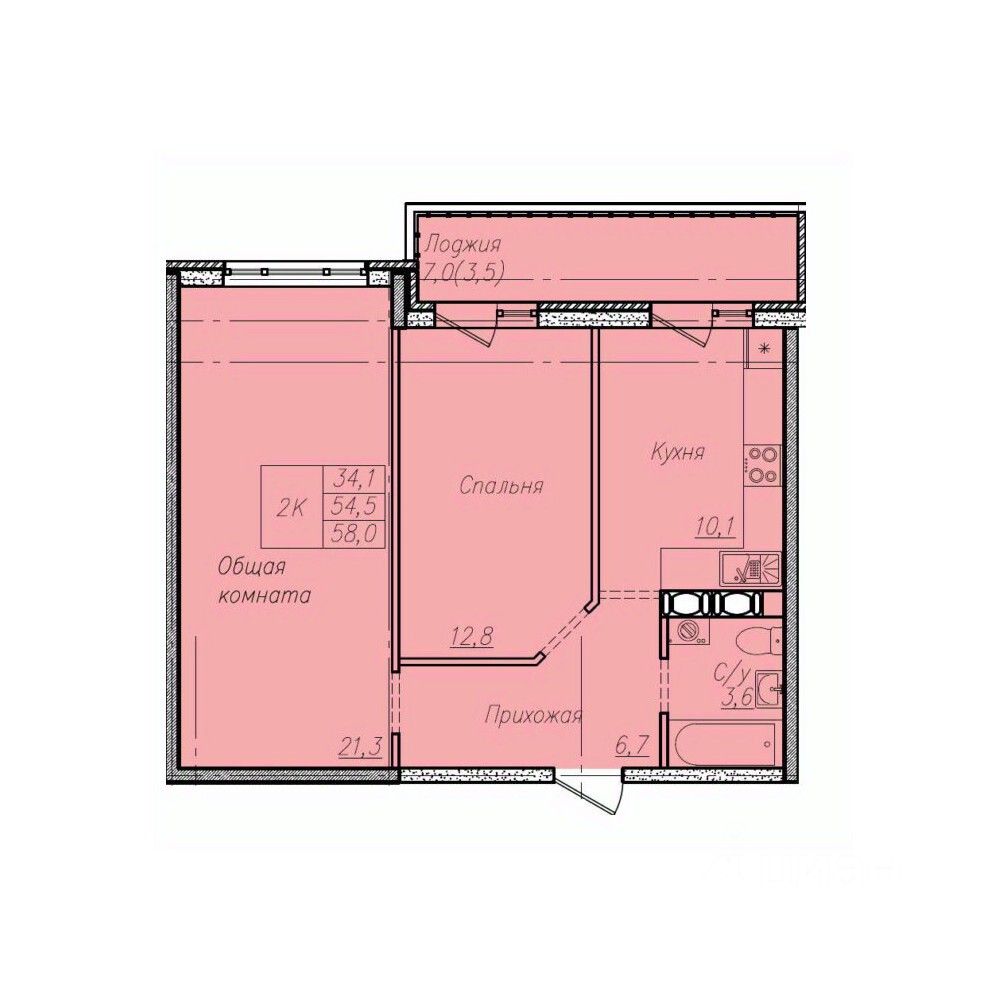 Продаю двухкомнатную квартиру 58м² Краснодарский край, Краснодар  муниципальное образование, Пригородный поселок, Алтайский микрорайон - база  ЦИАН, объявление 301730954