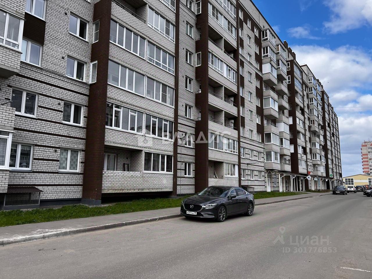 Продажа двухкомнатной квартиры 50,2м² ул. Возрождения, 86, Вологда,  Вологодская область - база ЦИАН, объявление 301776853