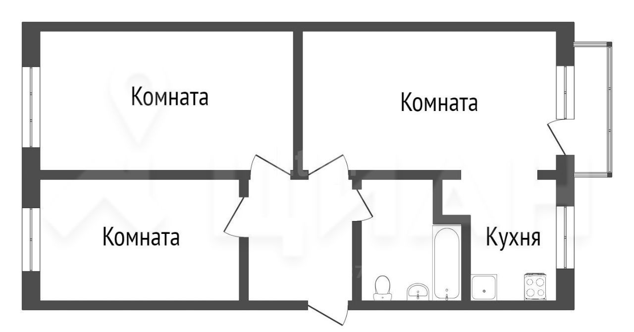 Купить квартиру в микрорайоне 15-й в городе Ангарск, продажа квартир во  вторичке и первичке на Циан. Найдено 65 объявлений