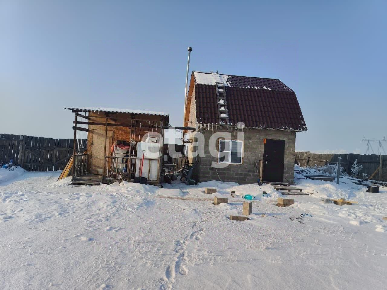 Купить дом в ДНТ Ермолаевское-2 в сельсовет Есаульский, продажа домов -  база объявлений Циан. Найдено 2 объявления