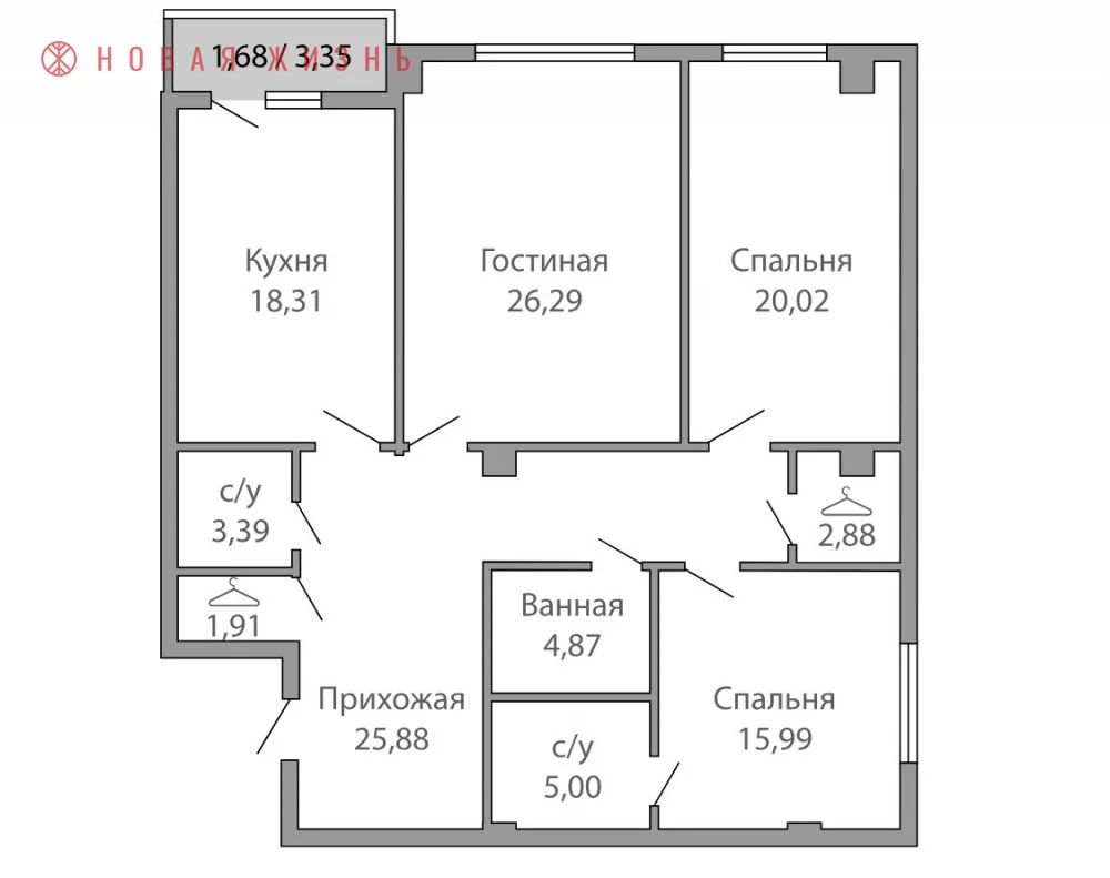 Купить квартиру на улице Водников в городе Самара, продажа квартир во  вторичке и первичке на Циан. Найдено 28 объявлений