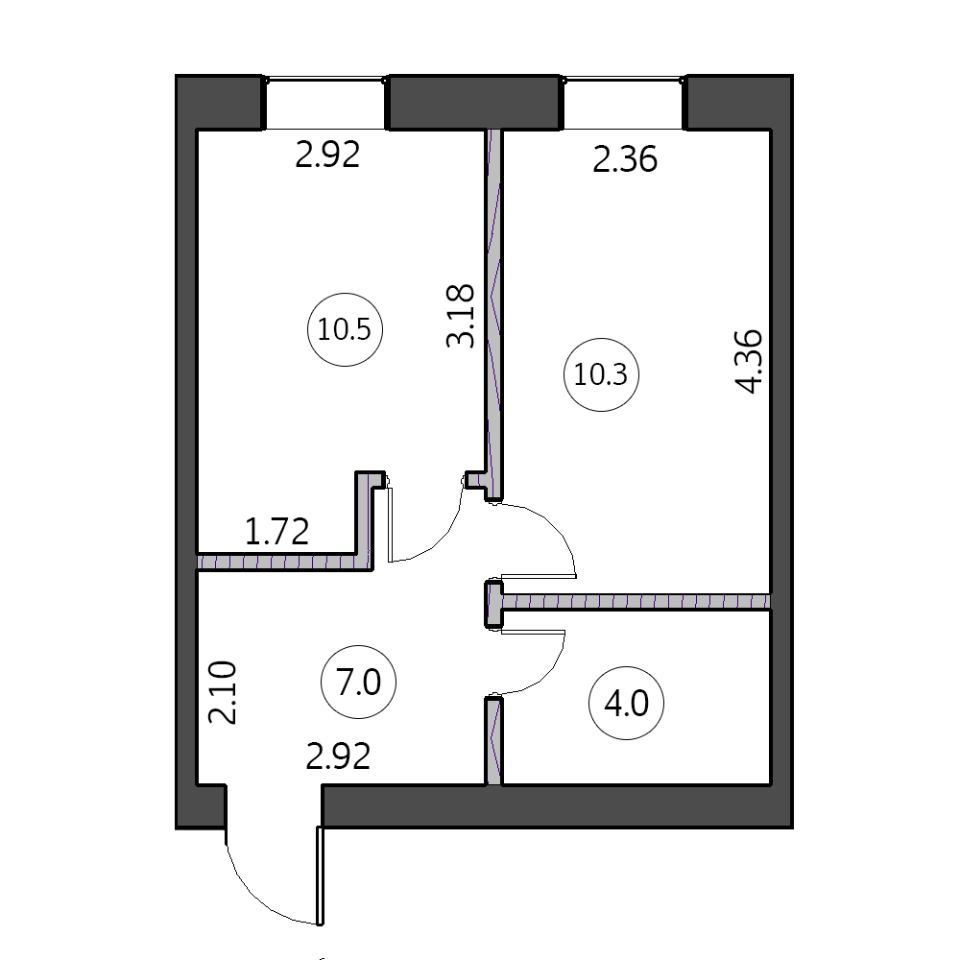 Продажа апартаментов-студии 31,8м² 15-я Парковая ул., 10А, Москва, м.  Первомайская - база ЦИАН, объявление 302029726