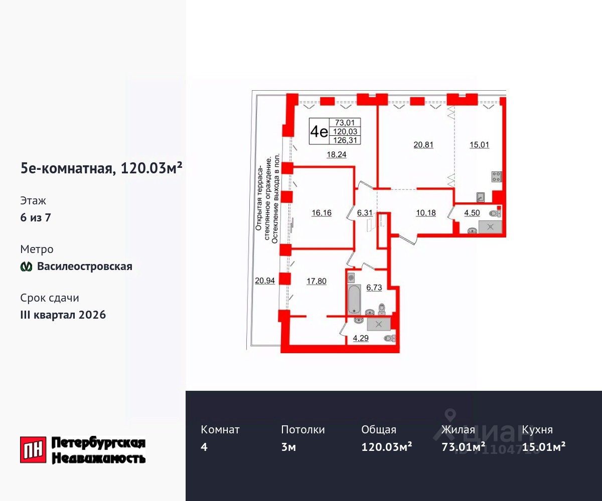 Купить 4-комнатную квартиру в ЖК Imperial Club в Санкт-Петербурге от  застройщика, официальный сайт жилого комплекса Imperial Club, цены на  квартиры, планировки. Найдено 2 объявления.