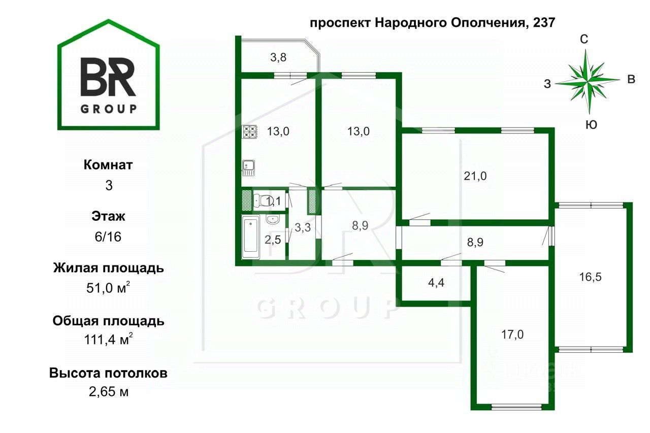 Купить квартиру на проспекте Народного ополчения в Санкт-Петербурге,  продажа квартир во вторичке и первичке на Циан. Найдено 109 объявлений