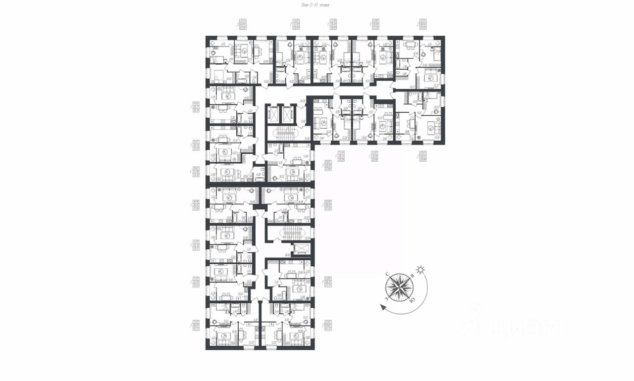 Купить квартиру-студию 24,3м² ул. Атласова, 12, Волгоград, Волгоградская  область - база ЦИАН, объявление 302128707