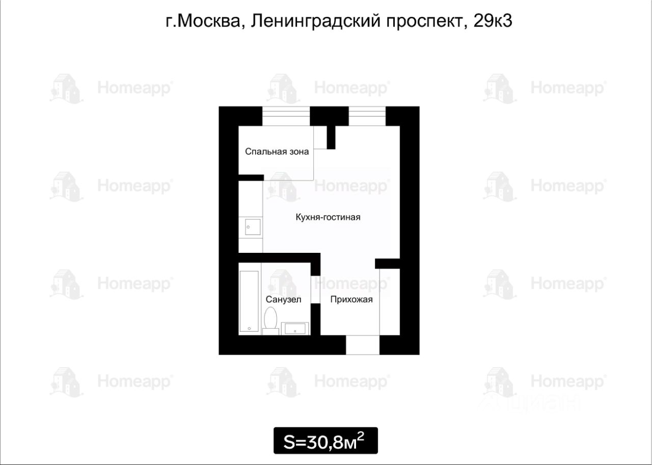 Купить квартиру на проспекте Ленинградский дом 29к3 в Москве, продажа жилой  недвижимости на Циан. Найдено 46 объявлений