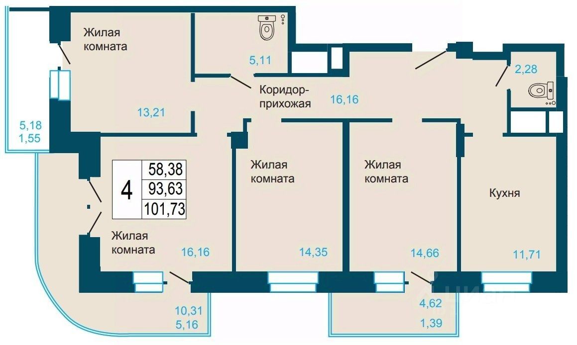 Купить 4-комнатную квартиру в ЖК Светлогорский в Красноярске от  застройщика, официальный сайт жилого комплекса Светлогорский, цены на  квартиры, планировки. Найдено 2 объявления.