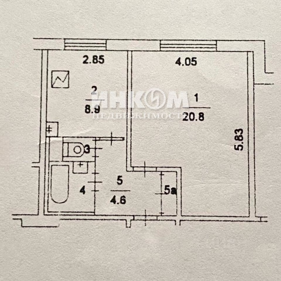 Купить однокомнатную квартиру 39,1м² Донецкая ул., 18К1, Москва, м.  Курьяново - база ЦИАН, объявление 302230083