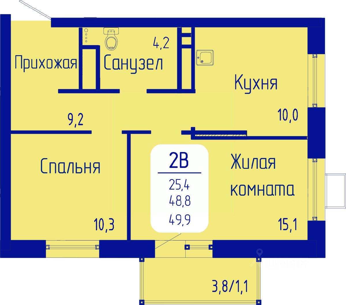 Купить 2-комнатную квартиру на проспекте Свободный в городе Красноярск,  продажа двухкомнатных квартир во вторичке и первичке на Циан. Найдено 202  объявления