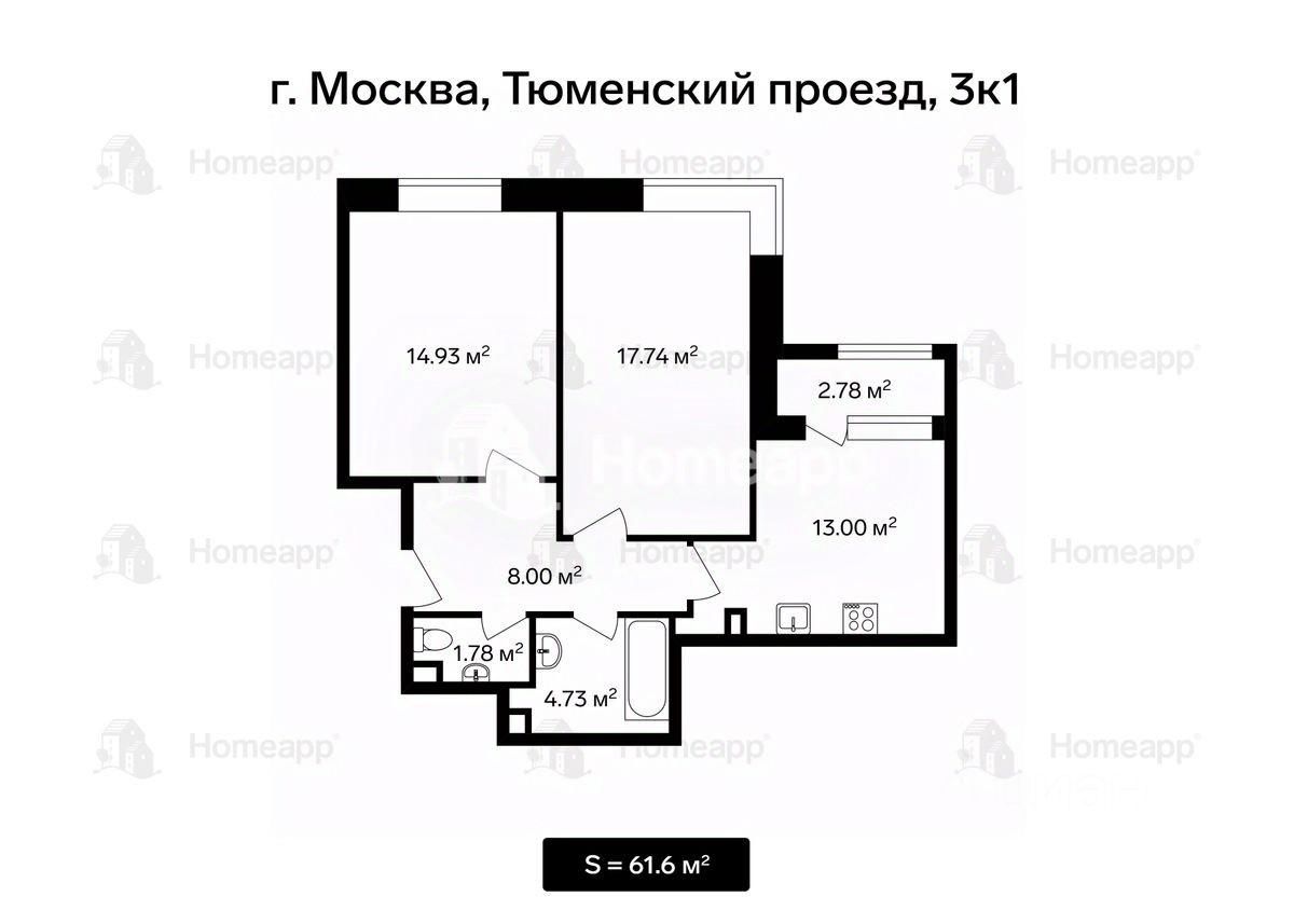 Купить квартиру на проезде Тюменский в Москве, продажа квартир во вторичке  и первичке на Циан. Найдено 36 объявлений