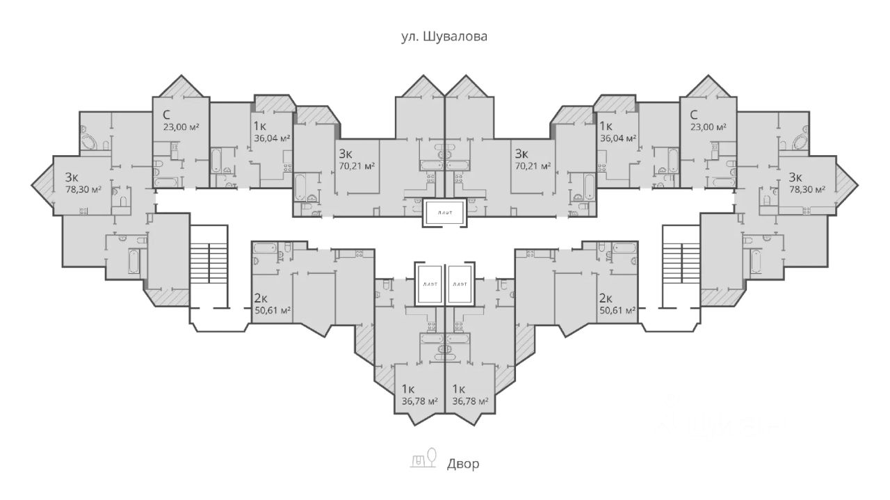 Купить 1-комнатную квартиру в кирпичном доме в Мурино. Найдено 111  объявлений.