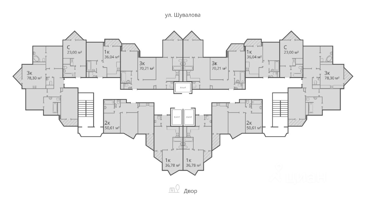 Купить 1-комнатную квартиру в кирпичном доме в Мурино. Найдено 117  объявлений.